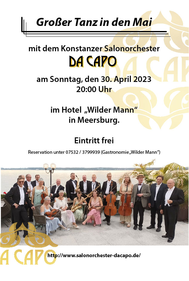 Tanz im Wilden Mann Flyer